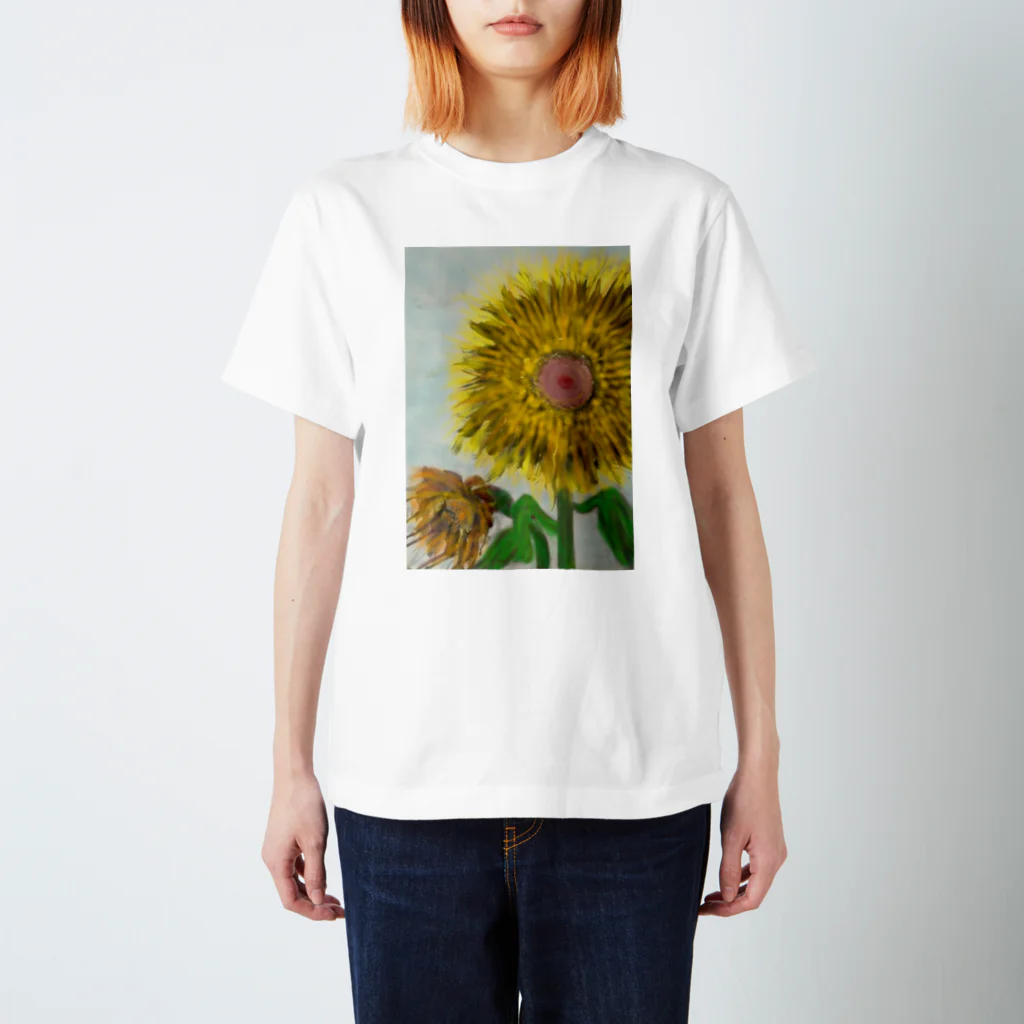 kita nobuwaの向日葵、夏空のもとで Regular Fit T-Shirt