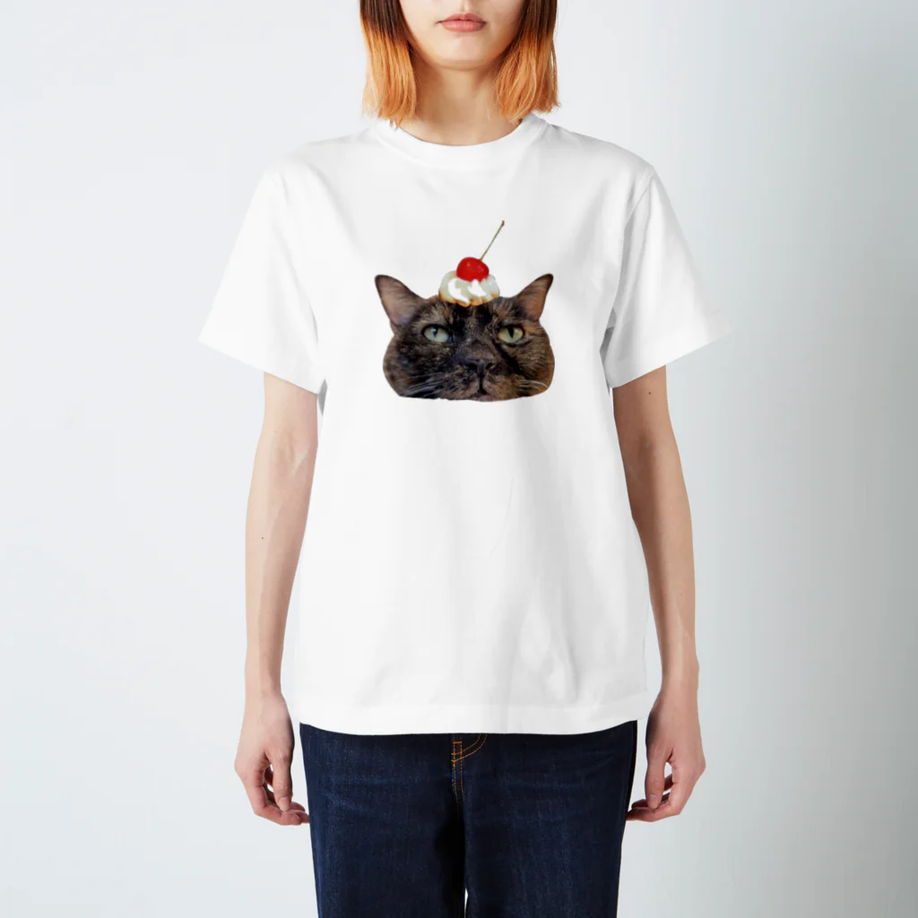 shop さびにすとのサビ猫ここあ Regular Fit T-Shirt