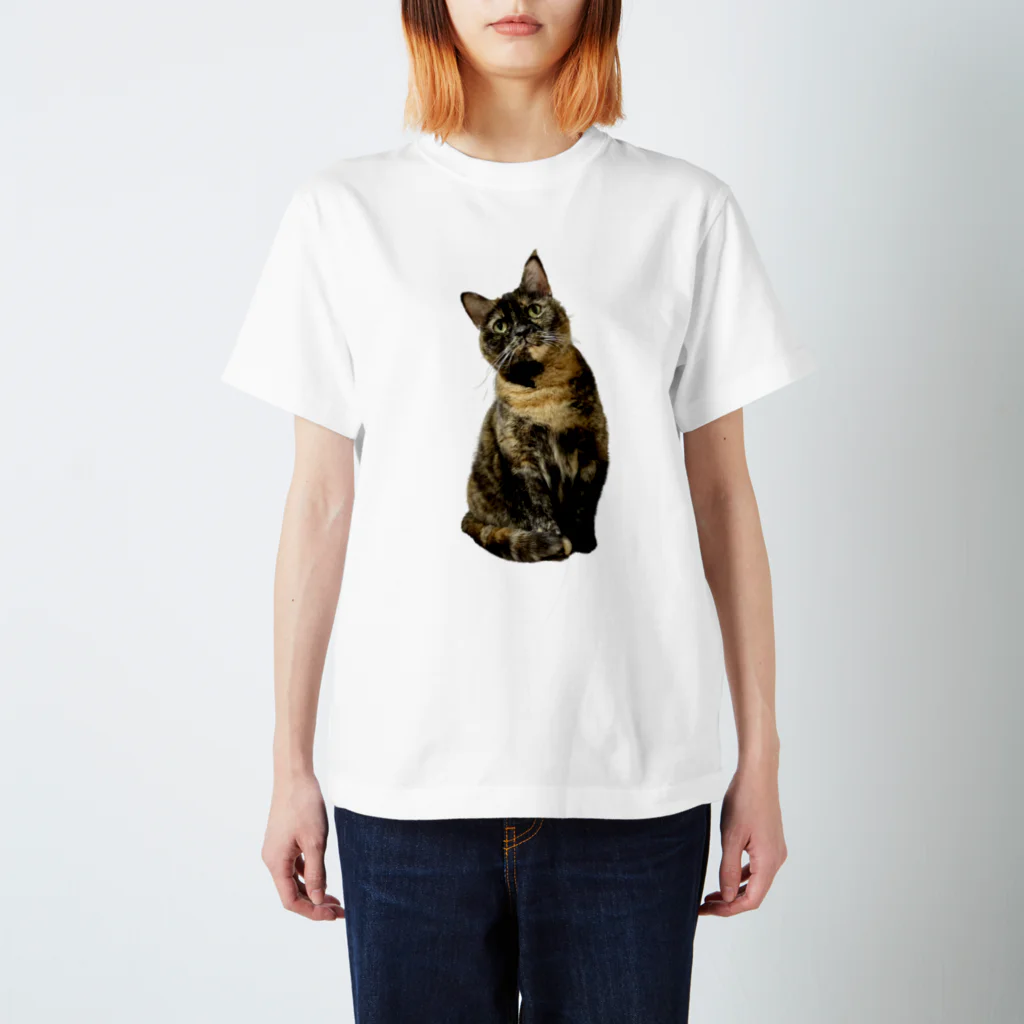 shop さびにすとのサビ猫ここあ(全身) スタンダードTシャツ