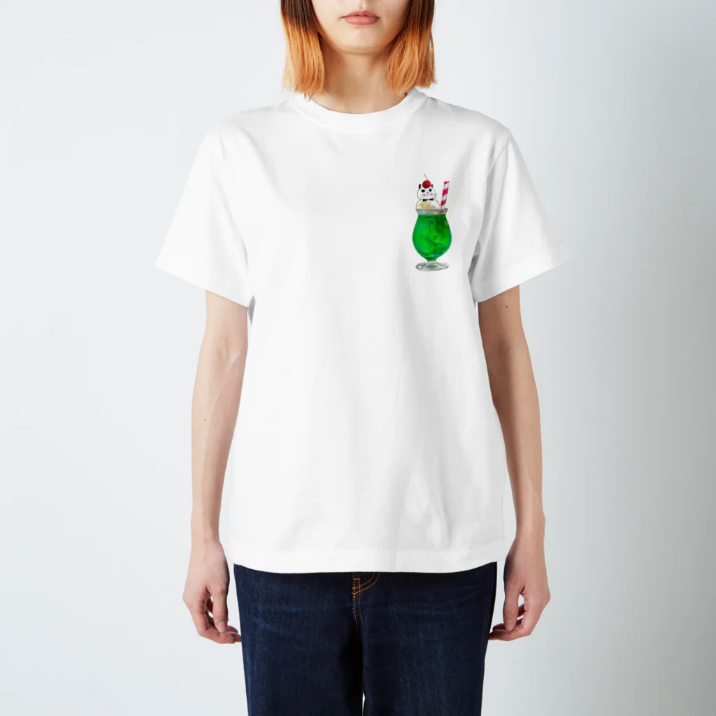 Lovecatfashionのモチ猫ちゃんクリームソーダ Regular Fit T-Shirt