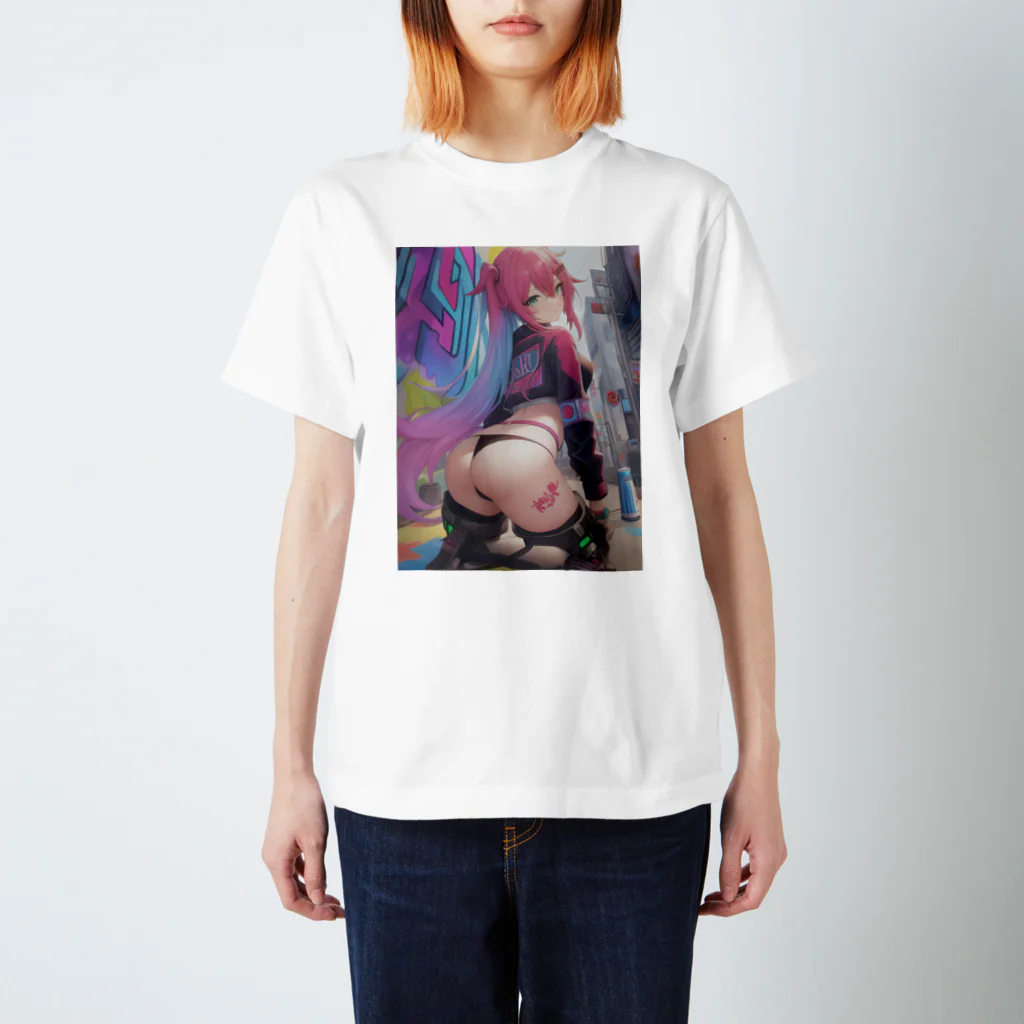 ユニ姫（個人販売）のツンデレ女の桃尻 Regular Fit T-Shirt