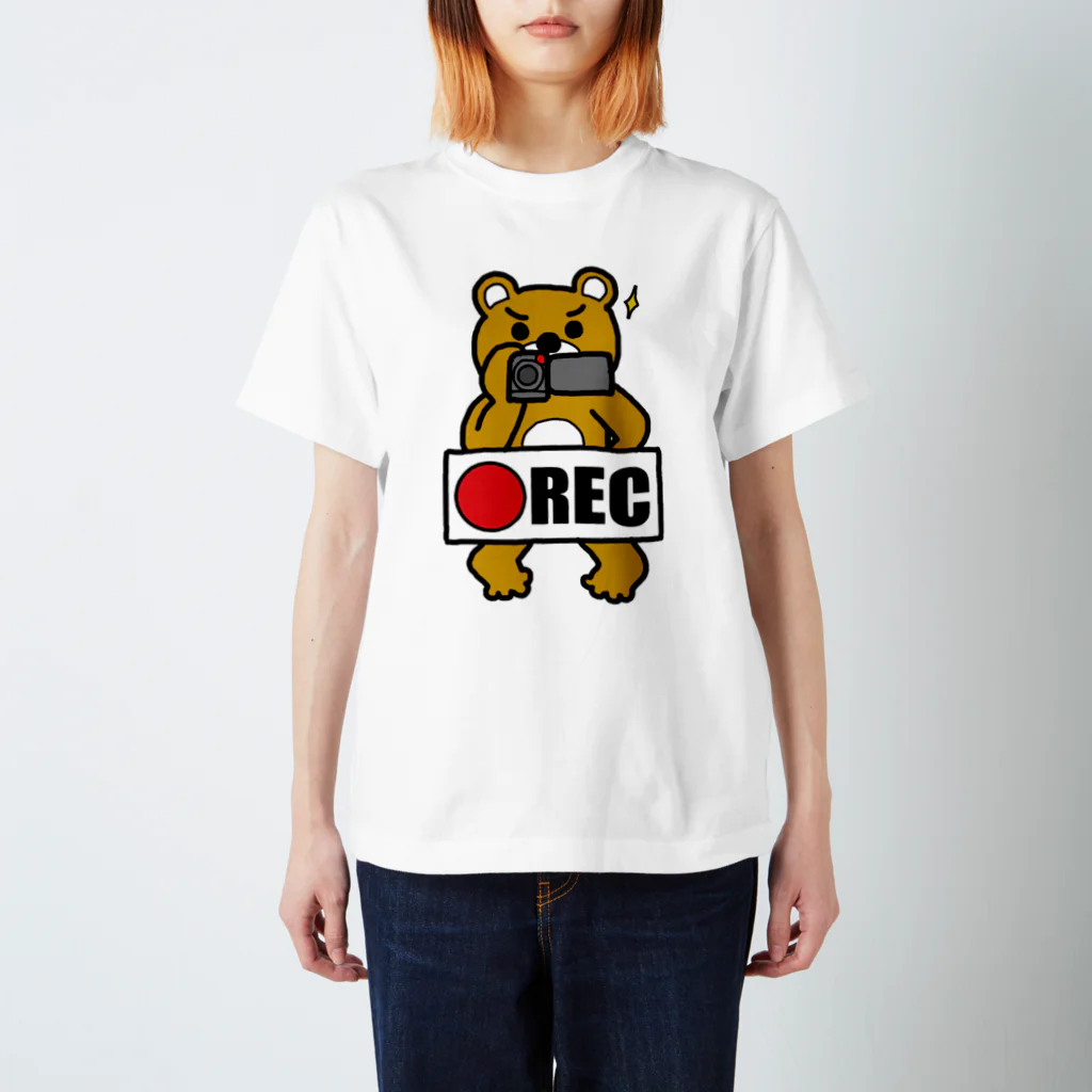 クマノ コリンのおうちのれっくま(下半身ありVer.) スタンダードTシャツ