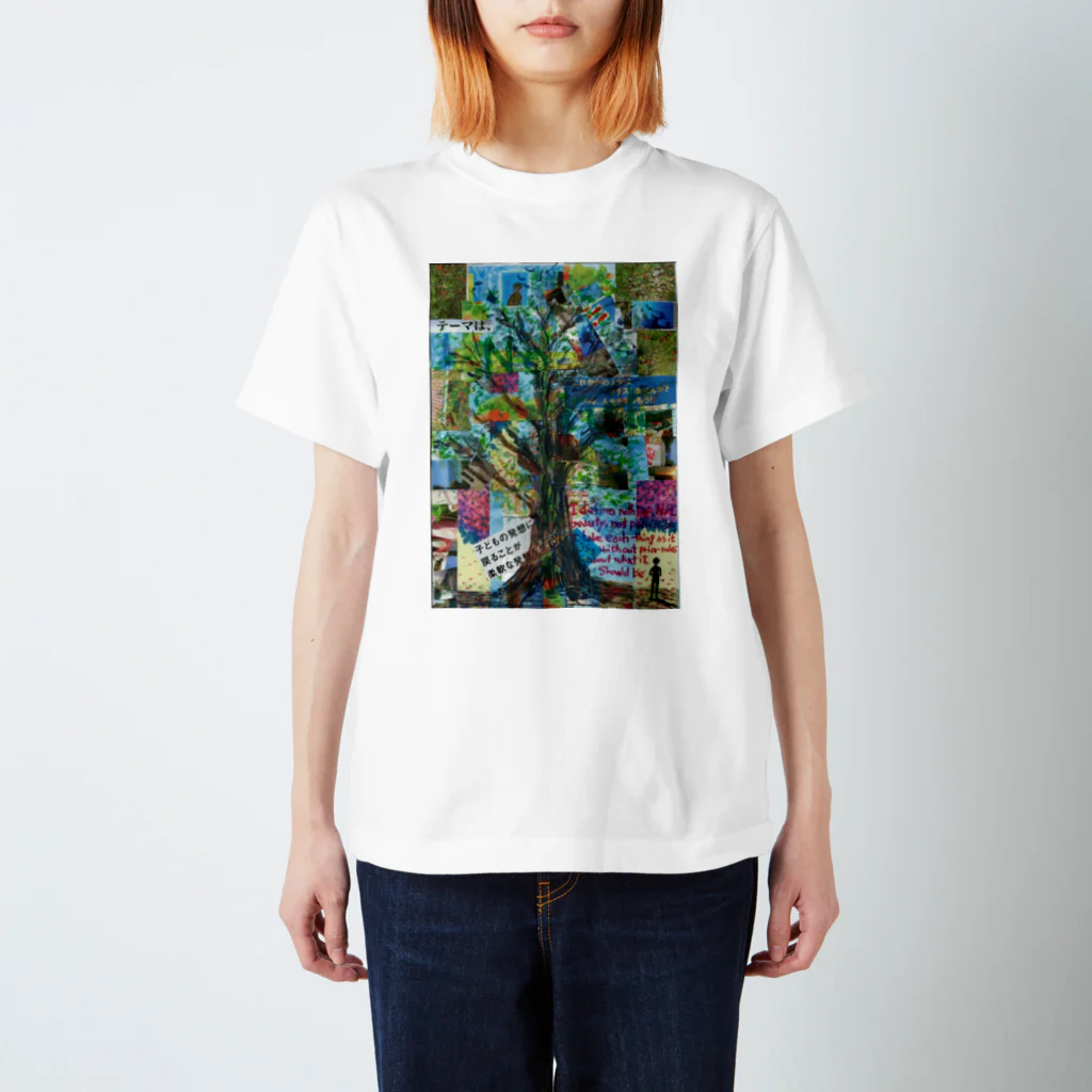 栗原進@夢の空想画家のTree Regular Fit T-Shirt