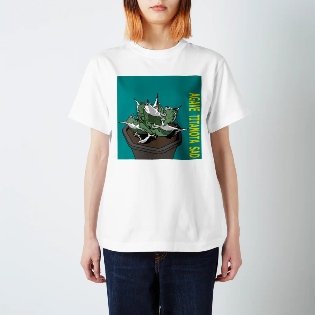 nrms0901のアガベチタノタSAD スタンダードTシャツ