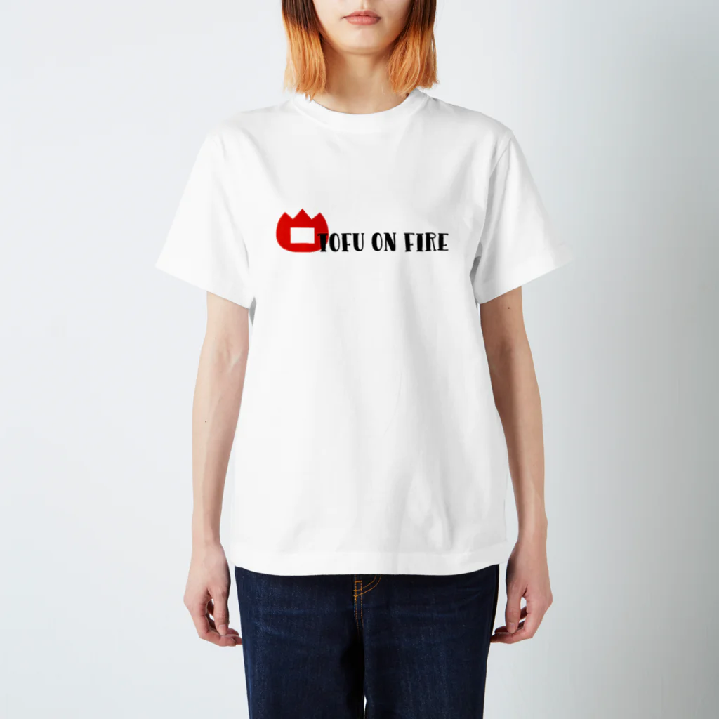 nettaniのTOFU ON FIRE Regular Fit T-Shirt