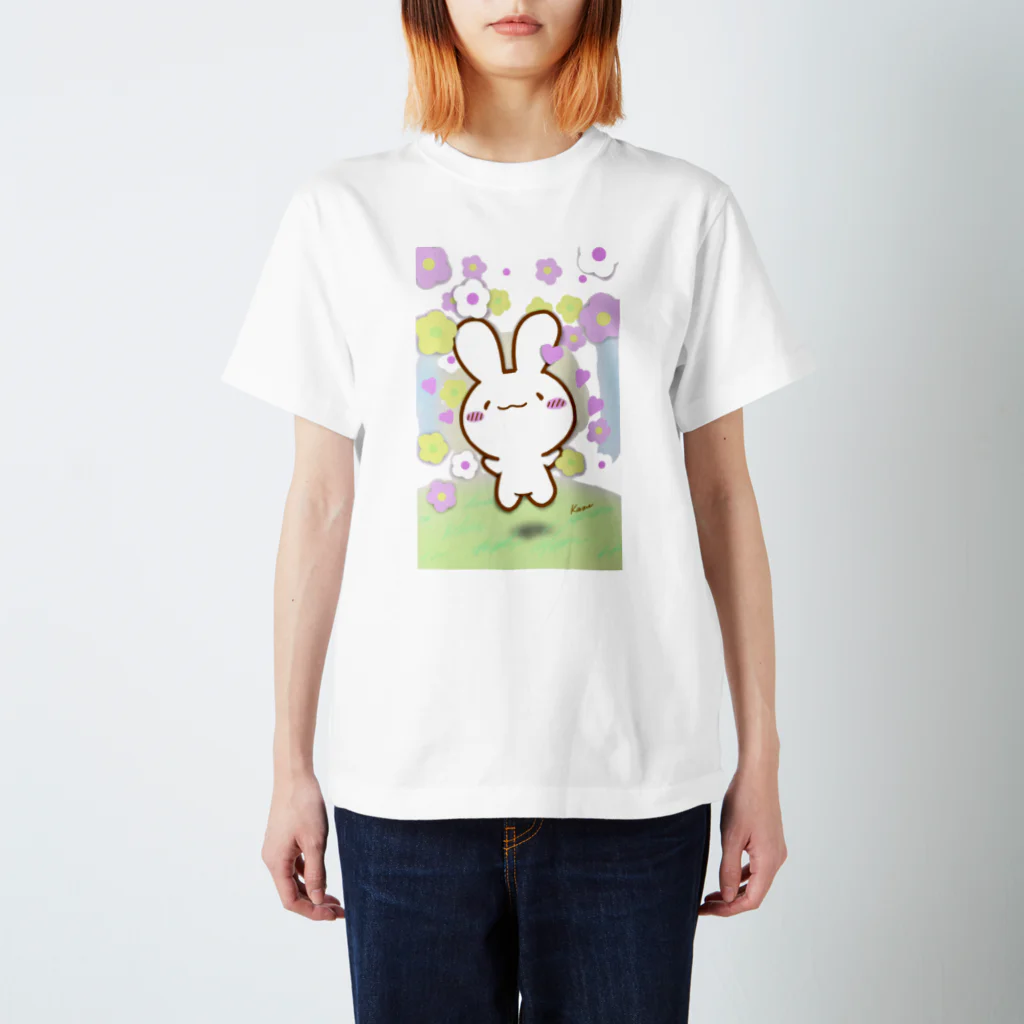 けあうさSHOPの春だよけあうさ スタンダードTシャツ