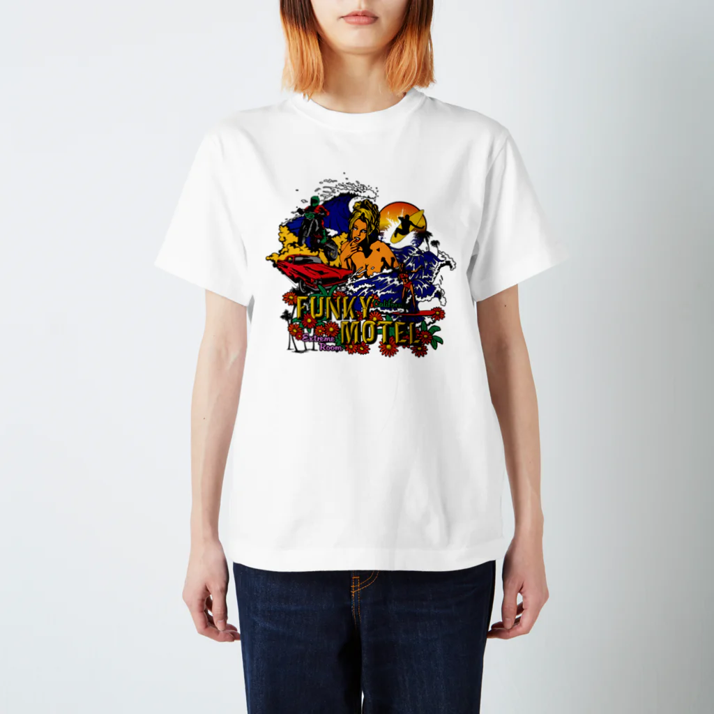 JOKERS FACTORYのFUNKY MOTEL スタンダードTシャツ