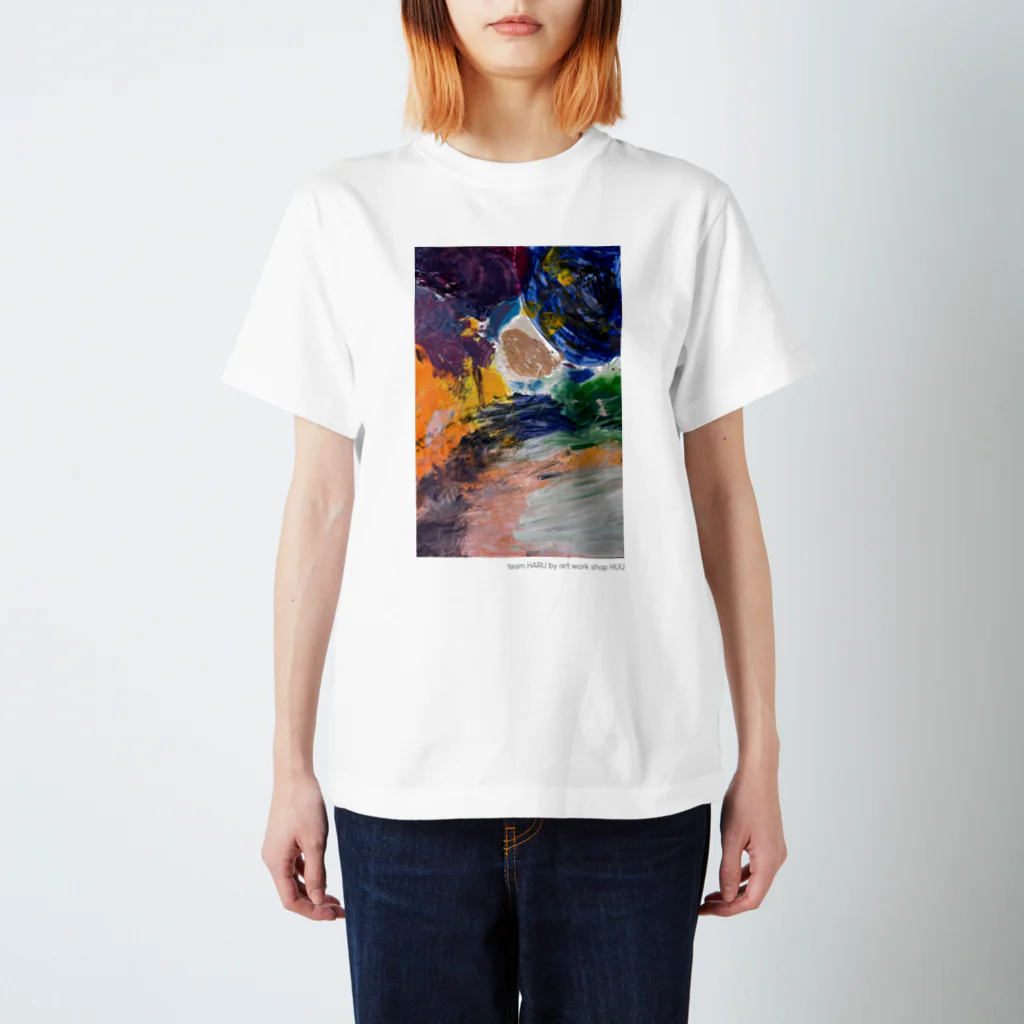 art workshop Huuのteam HARU「春の太陽」 スタンダードTシャツ