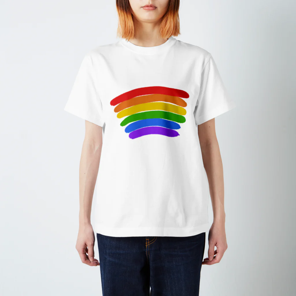 yopiのover the rainbow Regular Fit T-Shirt