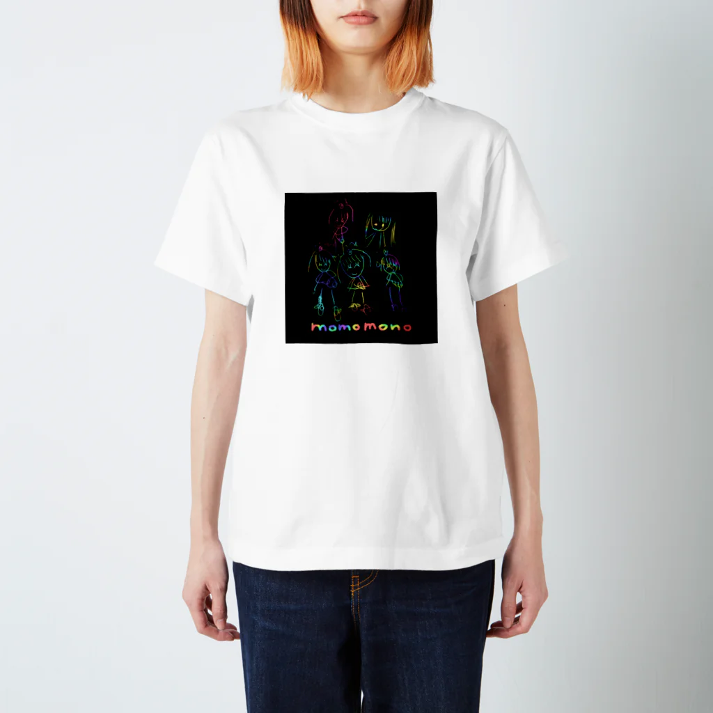 momomonoのSCRATCH ART_PARTY TIME スタンダードTシャツ