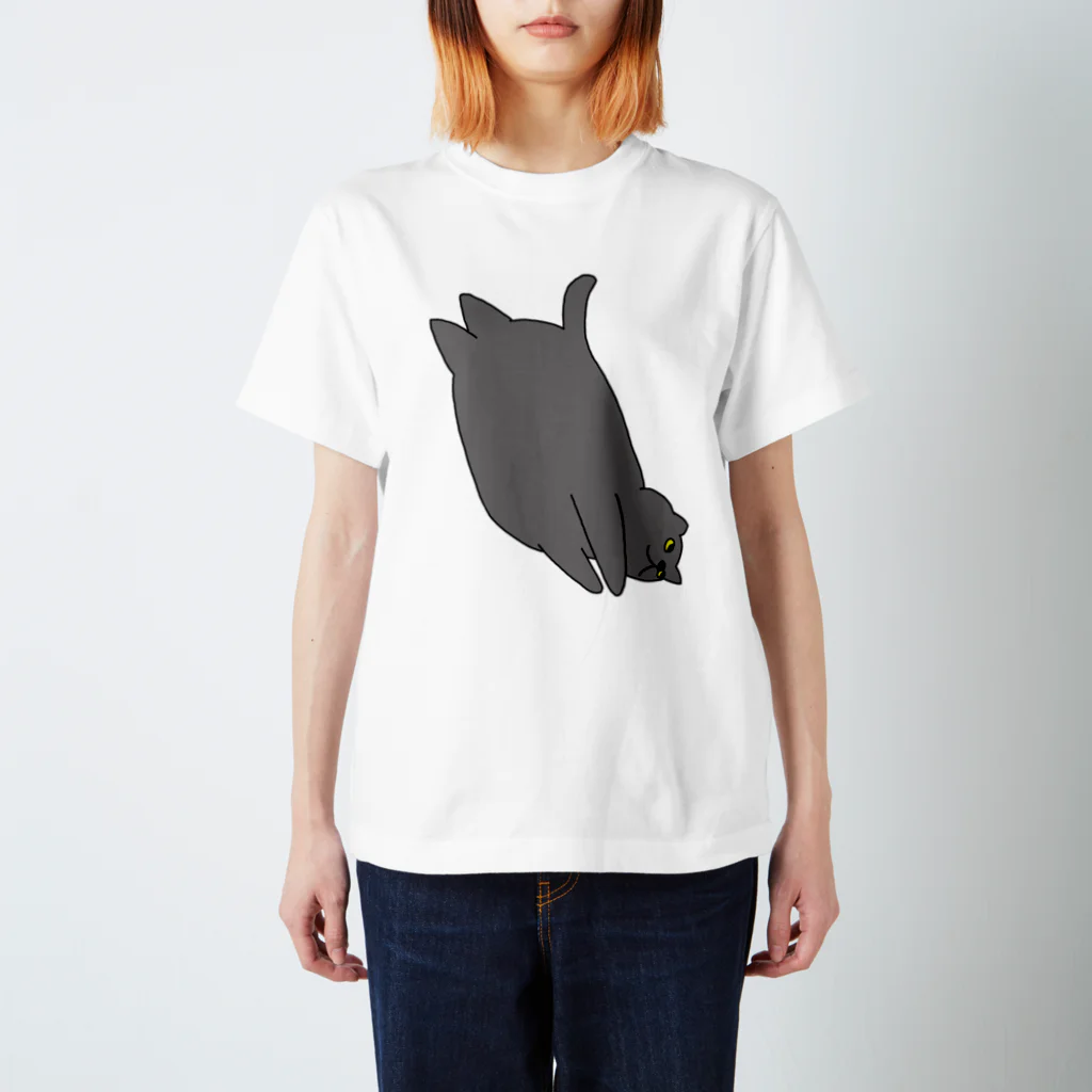 あにまる堂の無ねこ スタンダードTシャツ