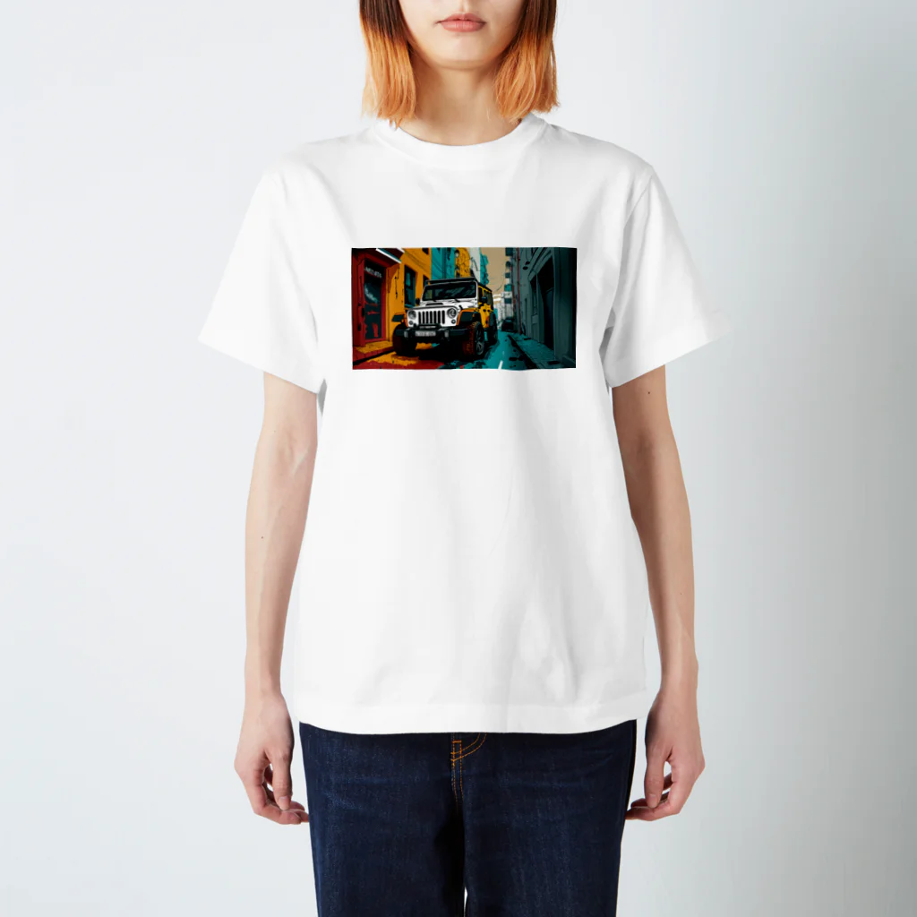 AI車屋のJeep Lover #2 Regular Fit T-Shirt