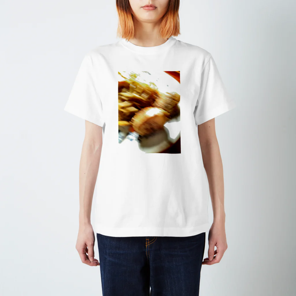 R O S E M A R Y☆A Y A N K AのTime travel Potatoes Regular Fit T-Shirt