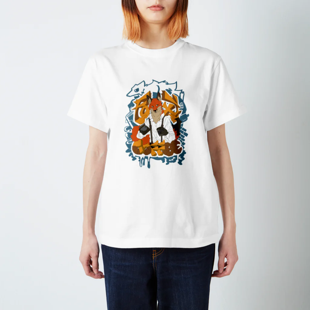 山木京、のFoxY COFFEE Regular Fit T-Shirt