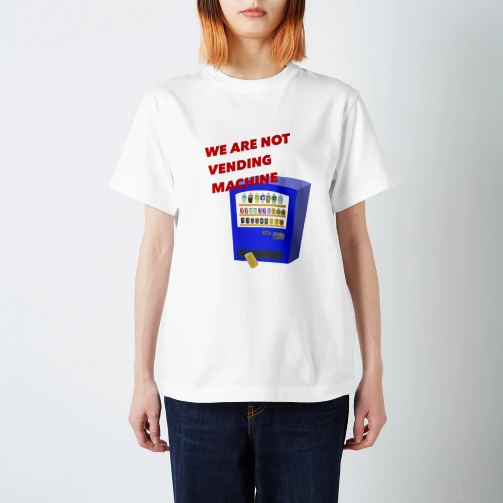 yukikopterのWE ARE NOT VENDING MACHINE スタンダードTシャツ