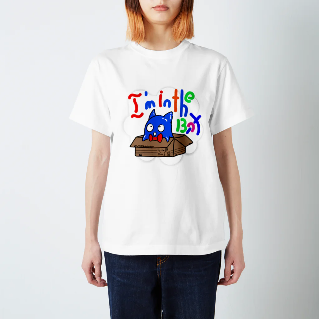 HxA paintshopのアオ メンダコ スタンダードTシャツ