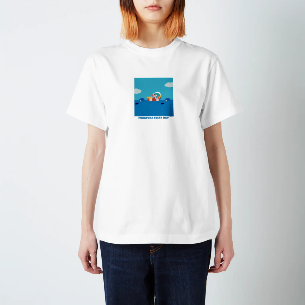 成海うら🏖NiUふぁみりーのPUKAPUKA EVERY DAY Regular Fit T-Shirt