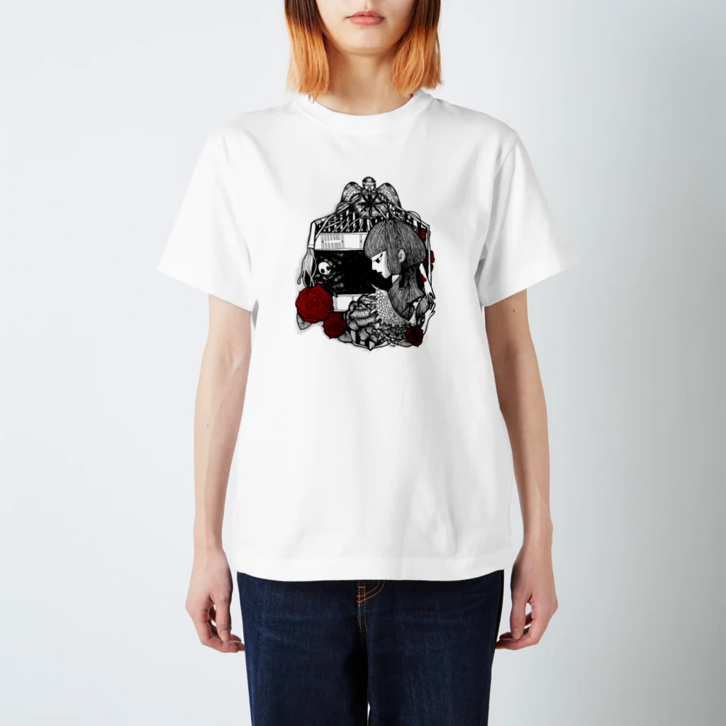 Towako 薔薇窓傘 rose window umbrella🌹の都和子の1st Album『劇中劇』ジャケット Regular Fit T-Shirt