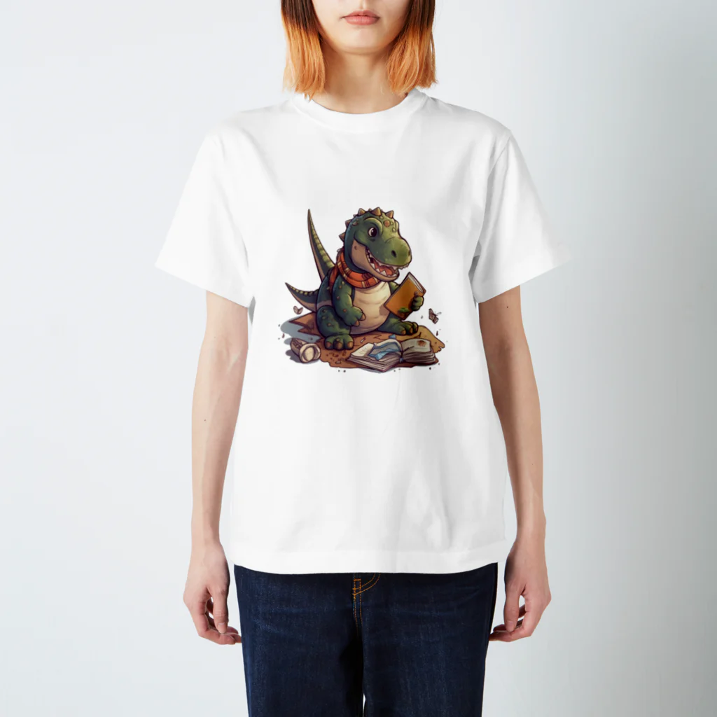 Design Wonderlandの本が大好きT-レックス Regular Fit T-Shirt