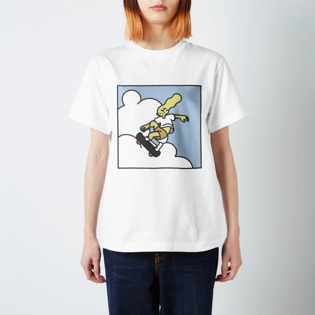 野花の𝙎𝙠𝙖𝙩𝙚𝙧 𝙂𝙞𝙧𝙡 Regular Fit T-Shirt