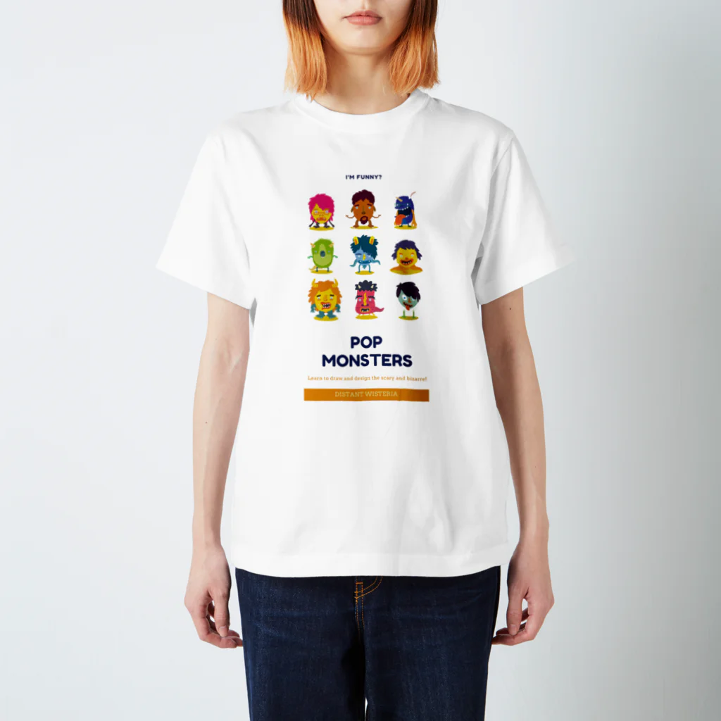 ディスタント ウィステリアのPOP　MONSTERS スタンダードTシャツ