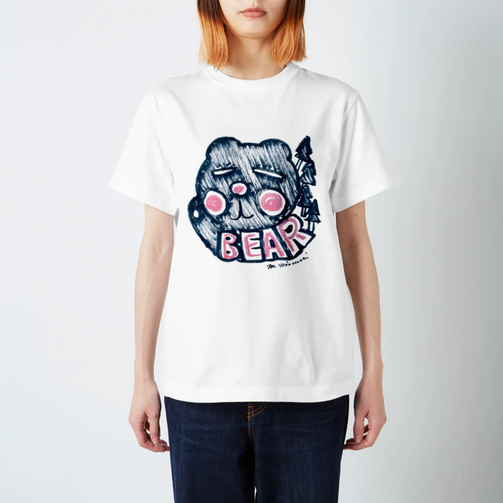 masahiro_minami_artのBEAR スタンダードTシャツ