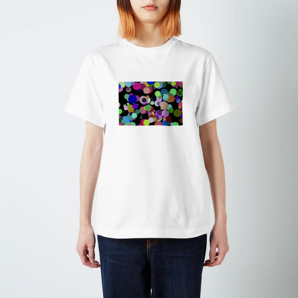 kinosuke01のロリポAIアシスタントで作ったジェネラティブアート「丸」 Regular Fit T-Shirt