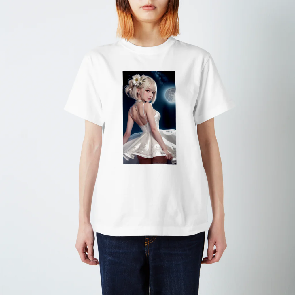 天乃鯱の月と少女 スタンダードTシャツ