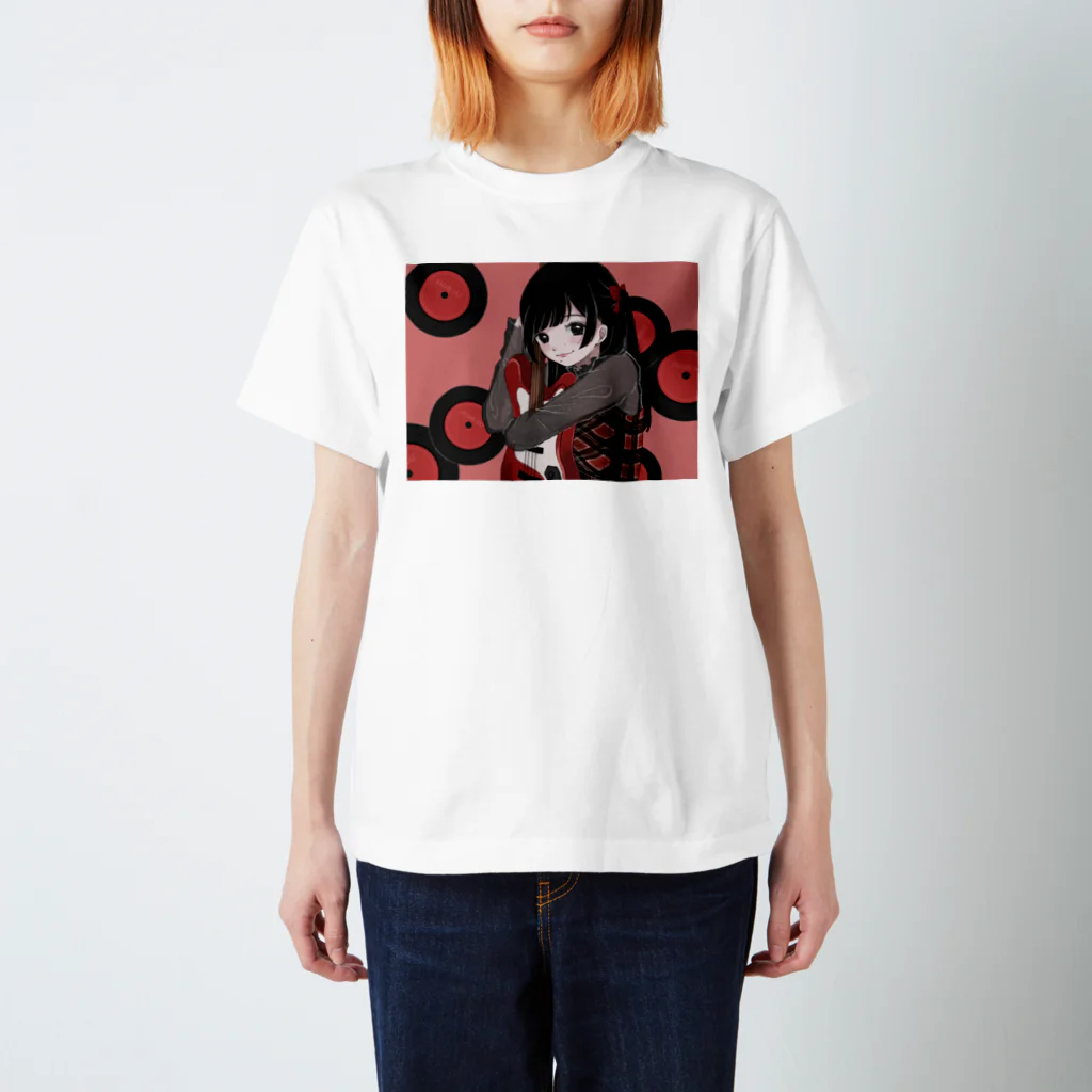 椿 🥀4/22生誕祭のひまりデザイン椿生誕Tシャツ【裏表デザイン】 スタンダードTシャツ