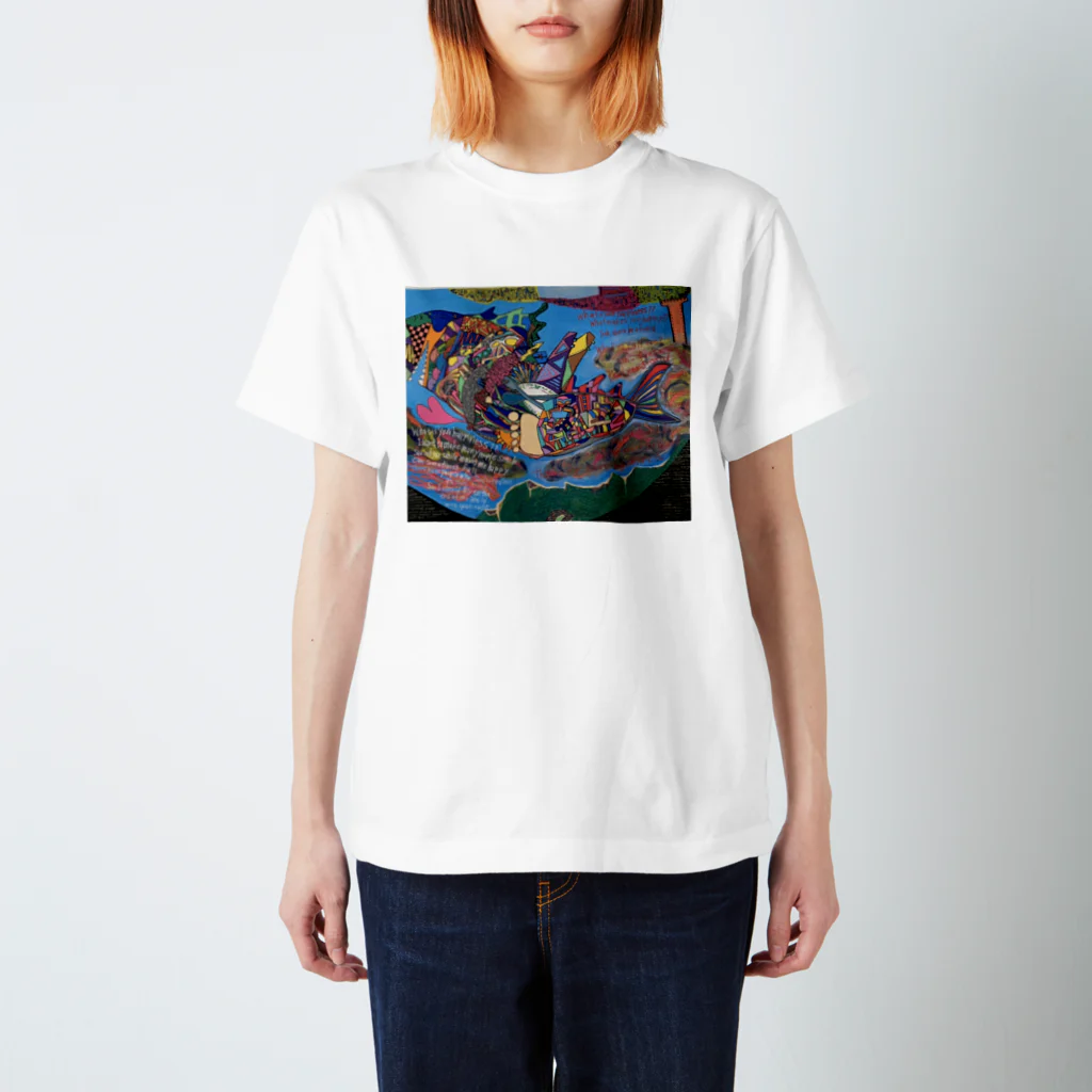 アート芸人 ひとみのなんて言った？足 スタンダードTシャツ