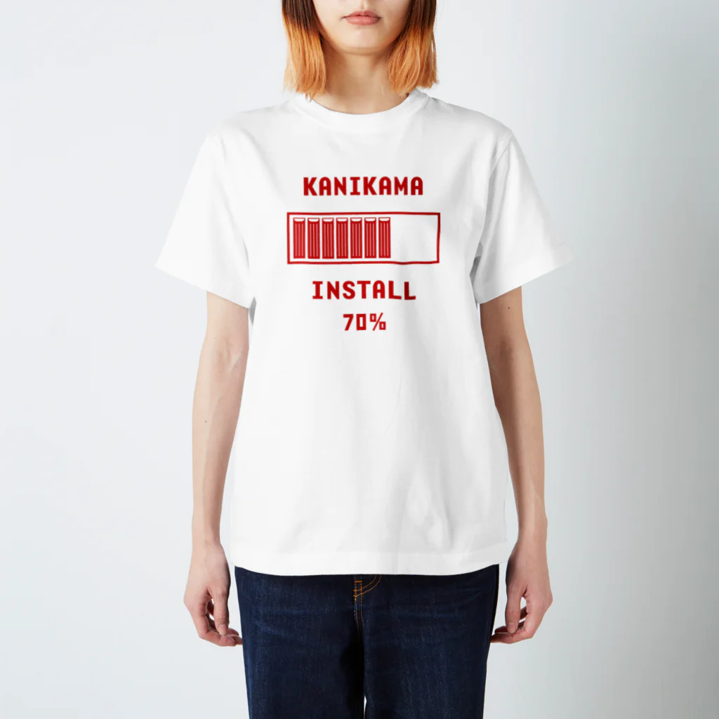 kg_shopのカニカマインストール スタンダードTシャツ