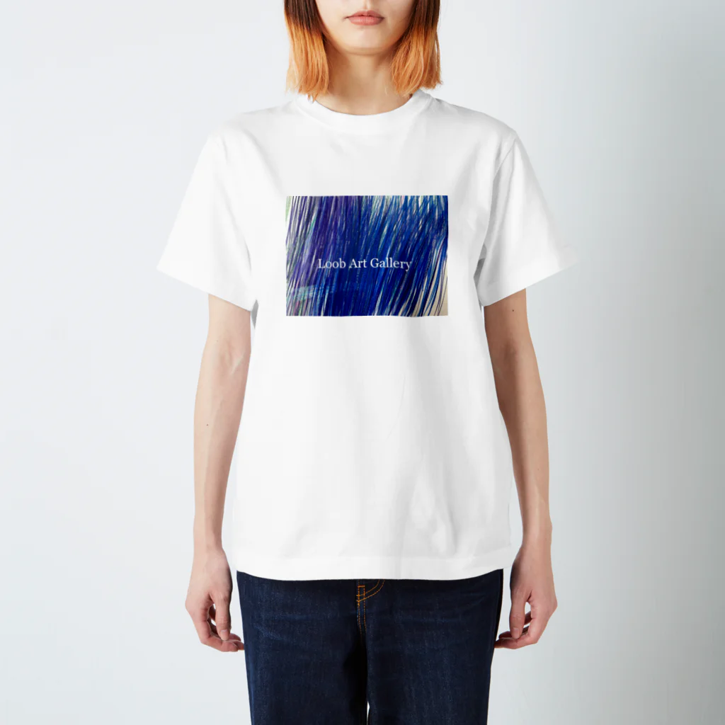 Loob Art Galleryの蒼 Regular Fit T-Shirt