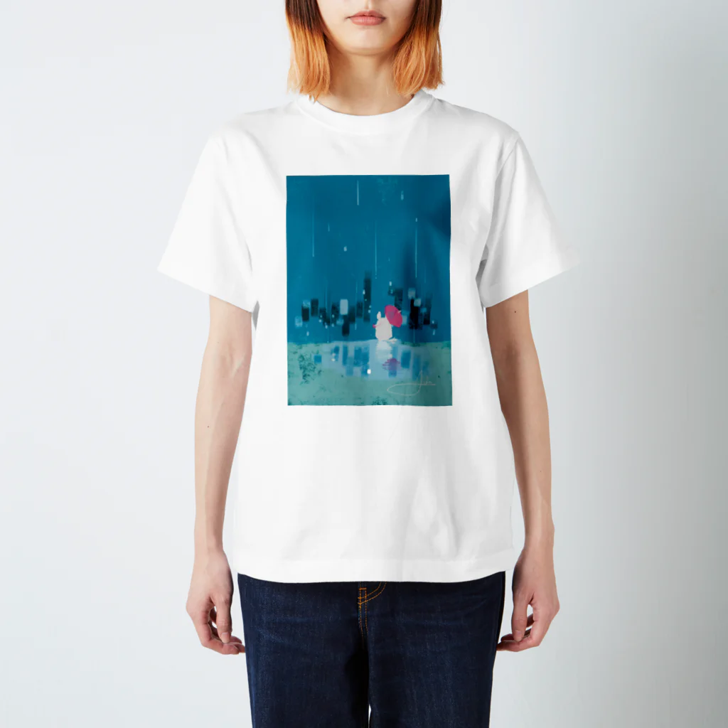 Líneas de aska “Askaの紙上絵”のLluvia スタンダードTシャツ