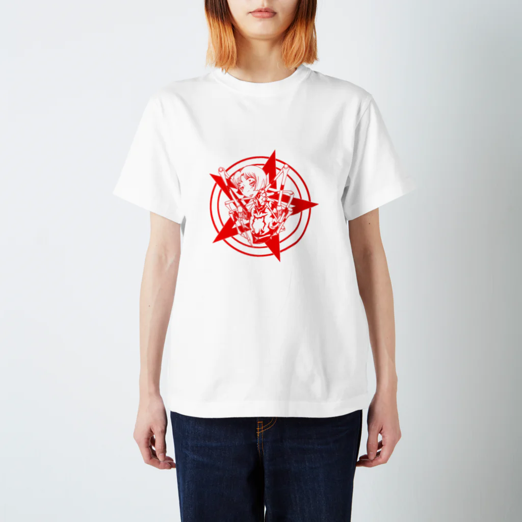 眞人の幽玄女郎蜘蛛 スタンダードTシャツ