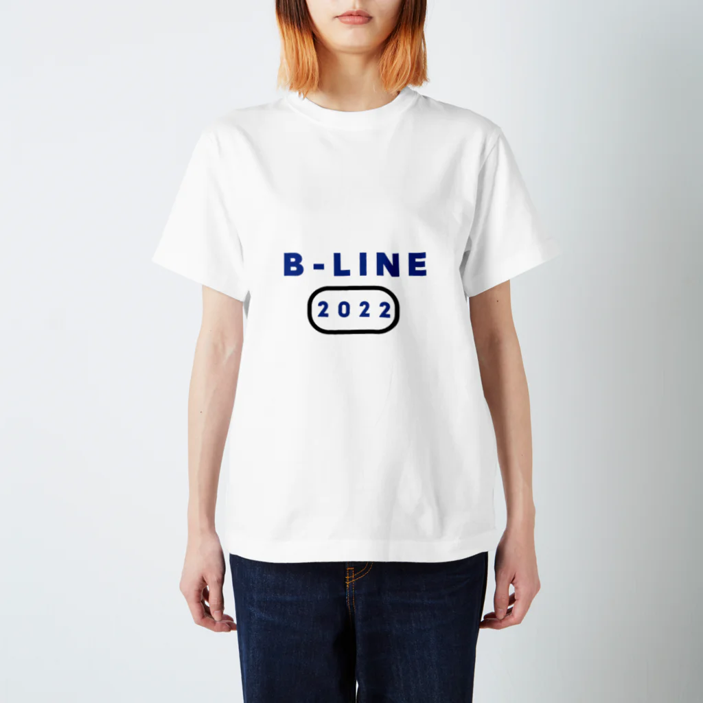 B系統の会のKumamoto B-Line college log スタンダードTシャツ