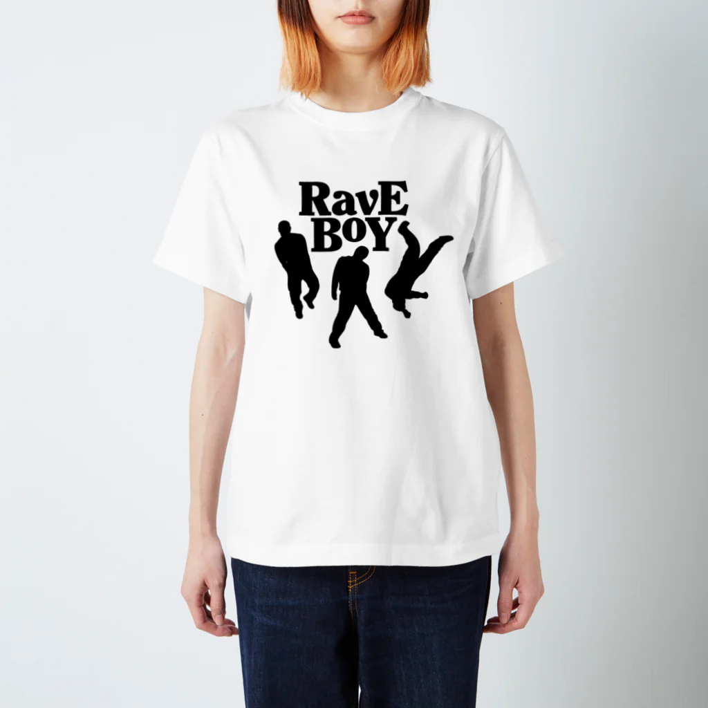 Mohican GraphicsのRave Boy Records スタンダードTシャツ