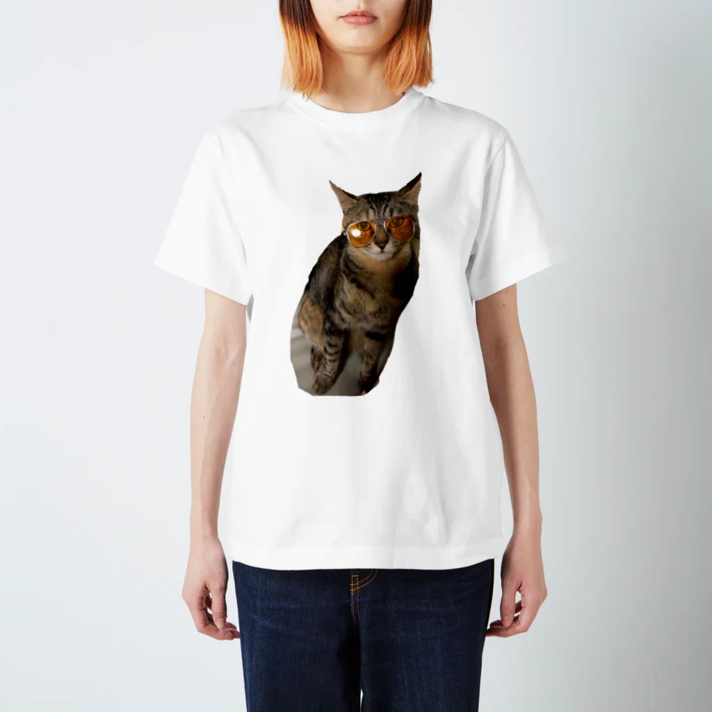 Nyasuのおてんば娘 チロル キジ猫 スタンダードTシャツ