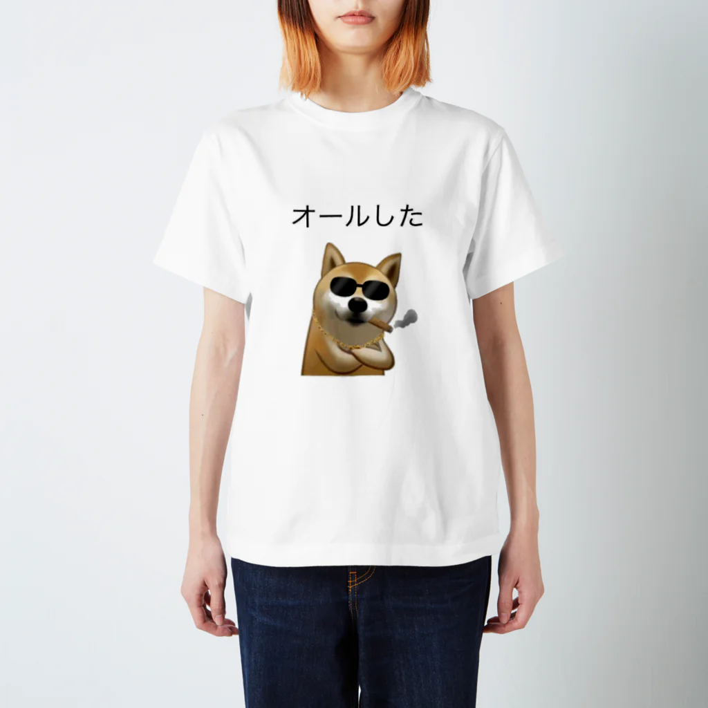 くらーぷの妖精@*NUKOのオールした犬ーーー！！！！ Regular Fit T-Shirt