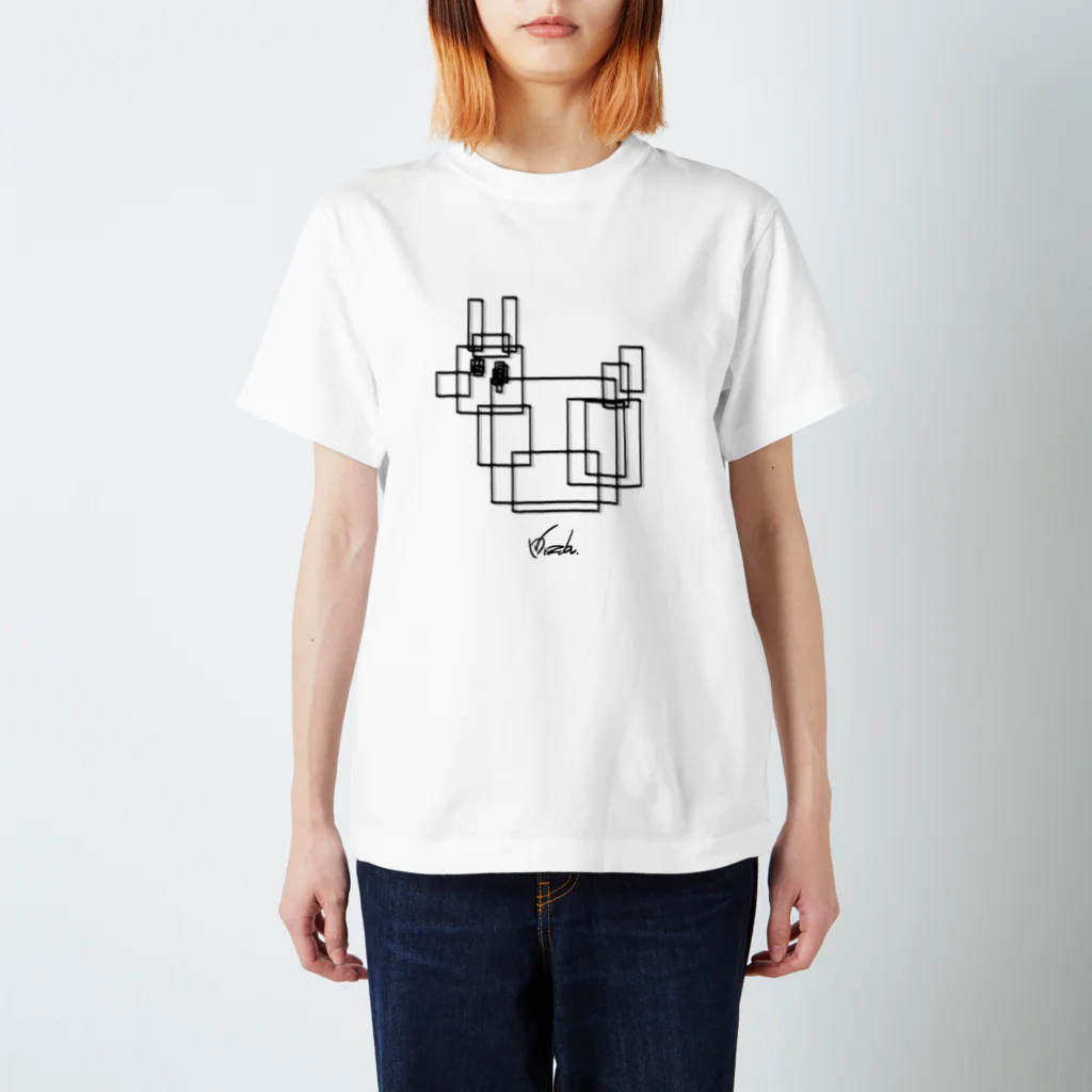 rerotozubu shopping houseのうさひるブロックの構成 Regular Fit T-Shirt