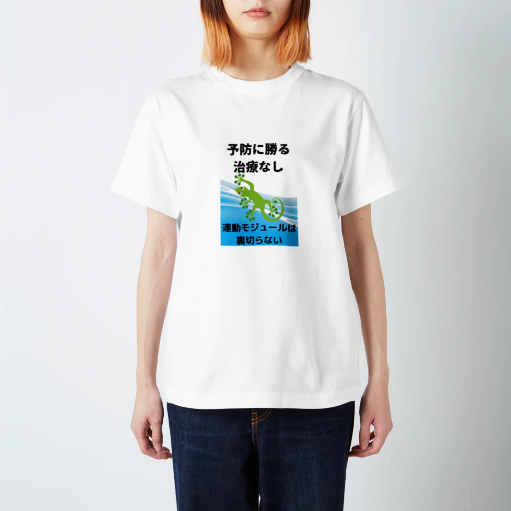 cocomaruPTLABOの予防に勝る治療なし・連動モジュールは裏切らない／ここまる理学LABO スタンダードTシャツ