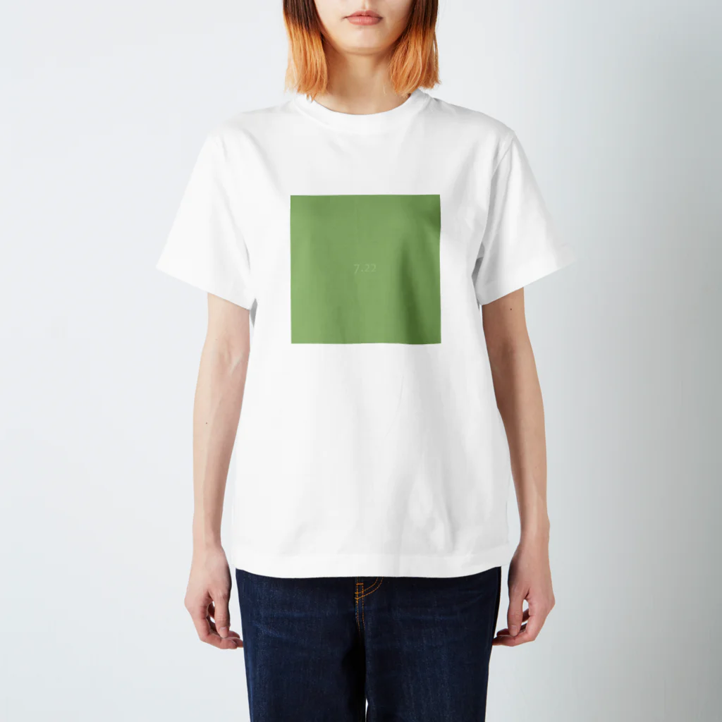 「Birth Day Colors」バースデーカラーの専門店の7月22日の誕生色「オパール・グリーン」 Regular Fit T-Shirt