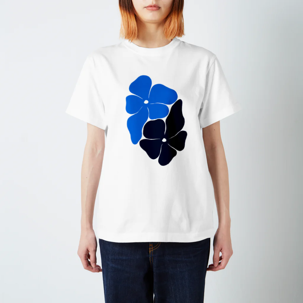 SowaのBlue flowers スタンダードTシャツ