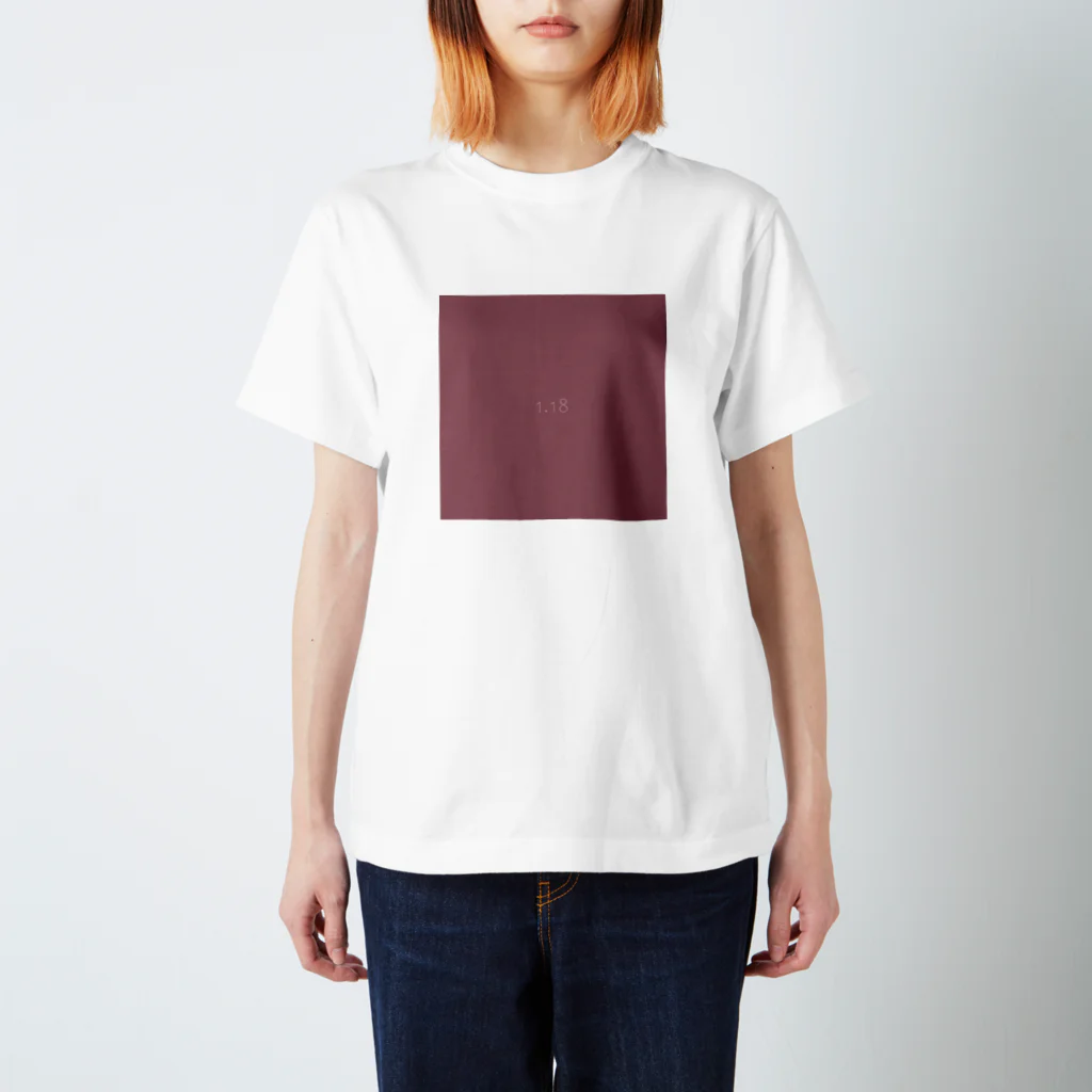 「Birth Day Colors」バースデーカラーの専門店の1月18日の誕生色「デコ・ローズ」 Regular Fit T-Shirt