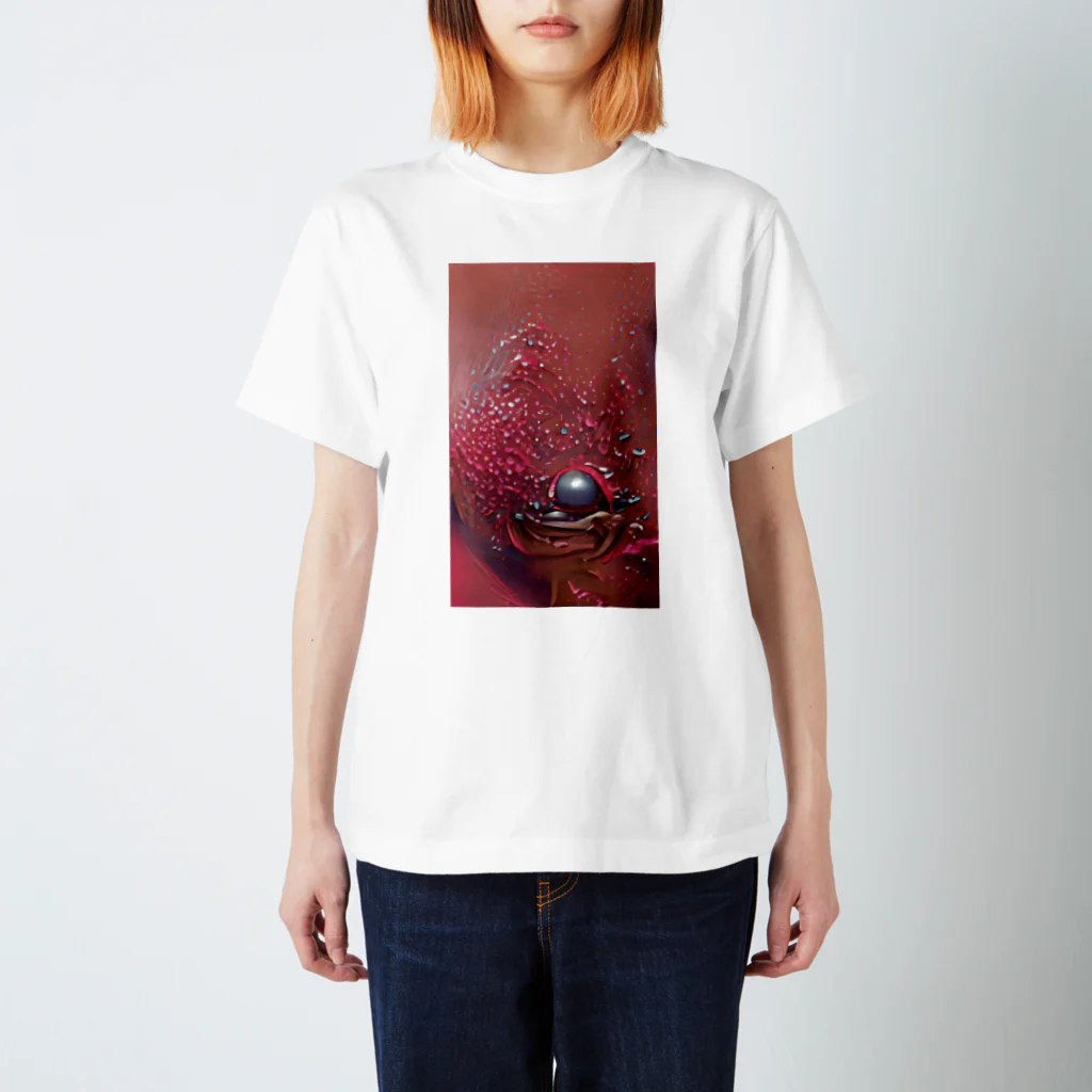 宙の赤い球 Regular Fit T-Shirt