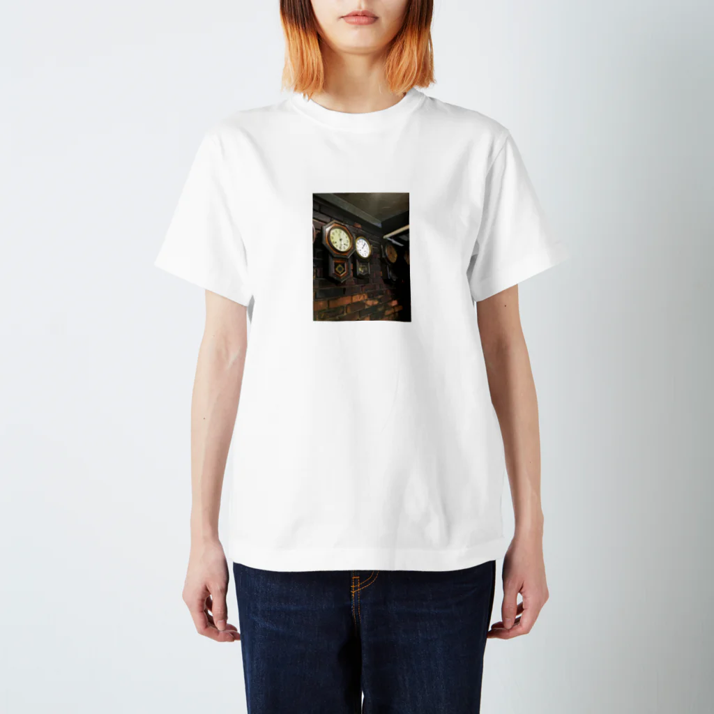 鹿美写真館の時計 スタンダードTシャツ