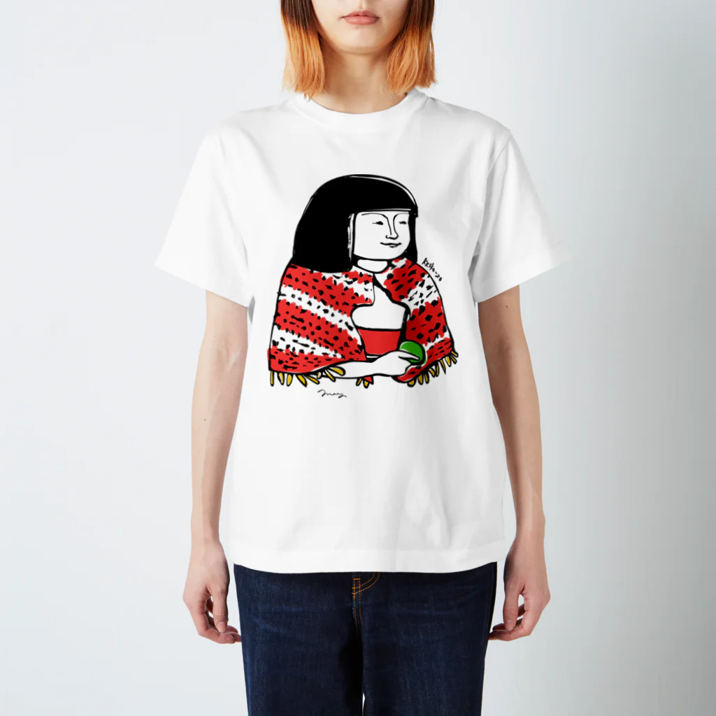 ゆる名画のTシャツ屋さんの麗子微笑 Regular Fit T-Shirt