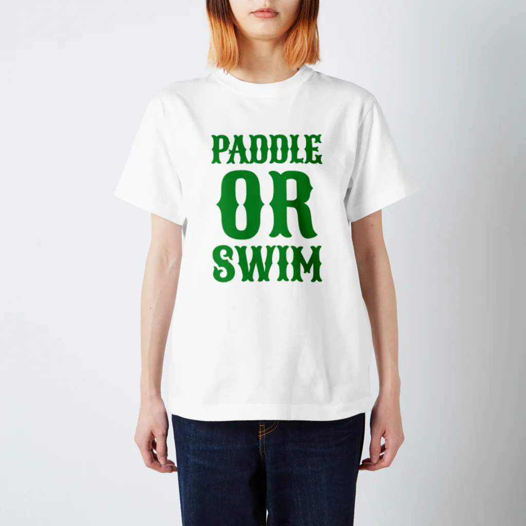 タケネイチャーのPADDLE OR SWIM スタンダードTシャツ