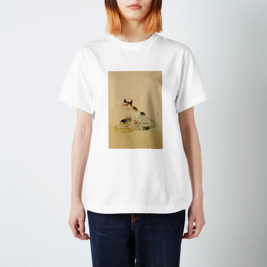 アフロの猫絵 スタンダードTシャツ