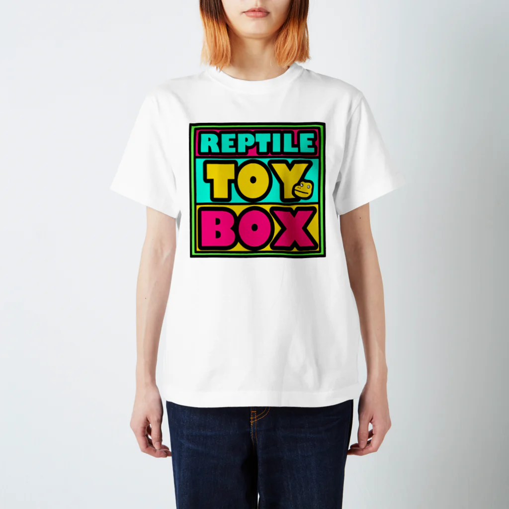 MOTORBREATHのReptile Toy Box Logo1 Regular Fit T-Shirt