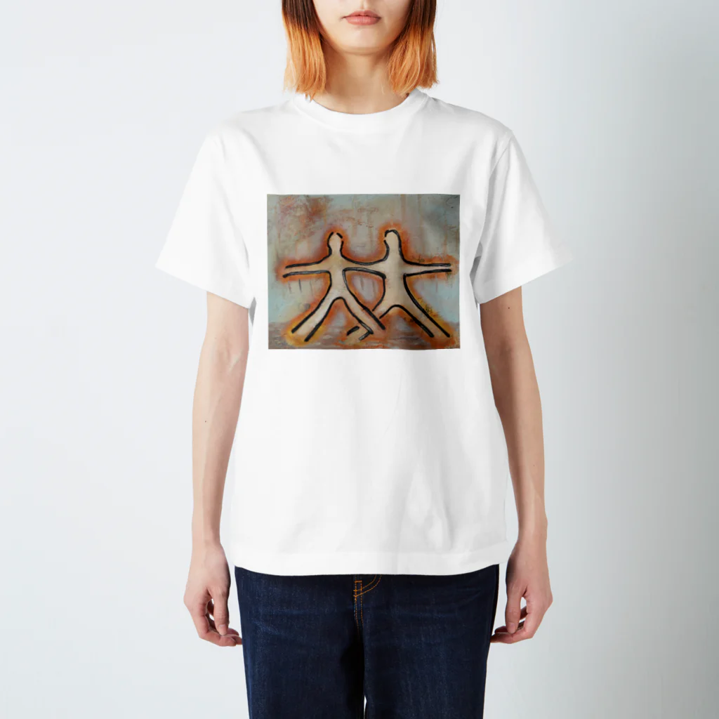 はにわのわのPAINTING / DRAWING Regular Fit T-Shirt